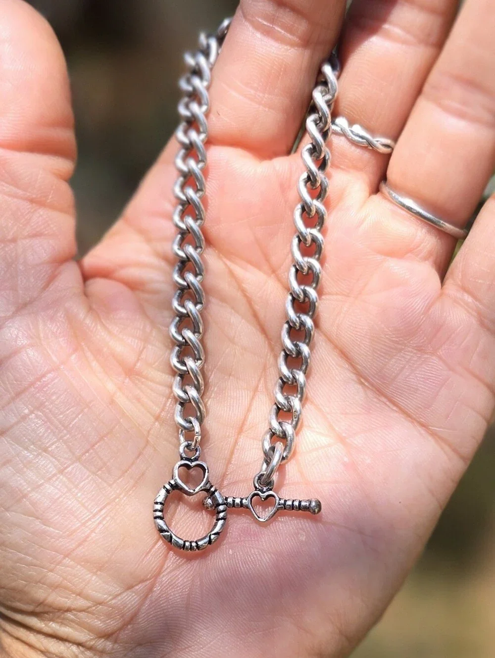 Sterling chunky solid